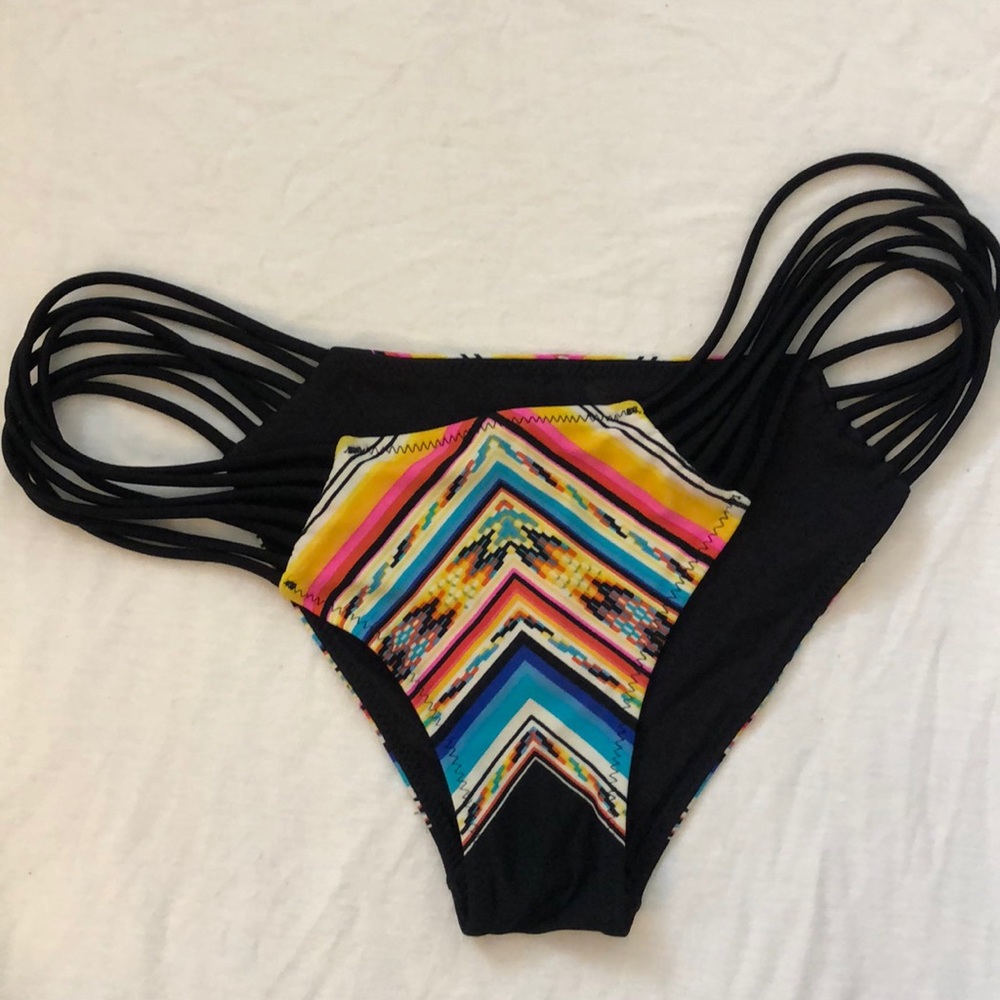 Rip curl colorful bikini bottoms